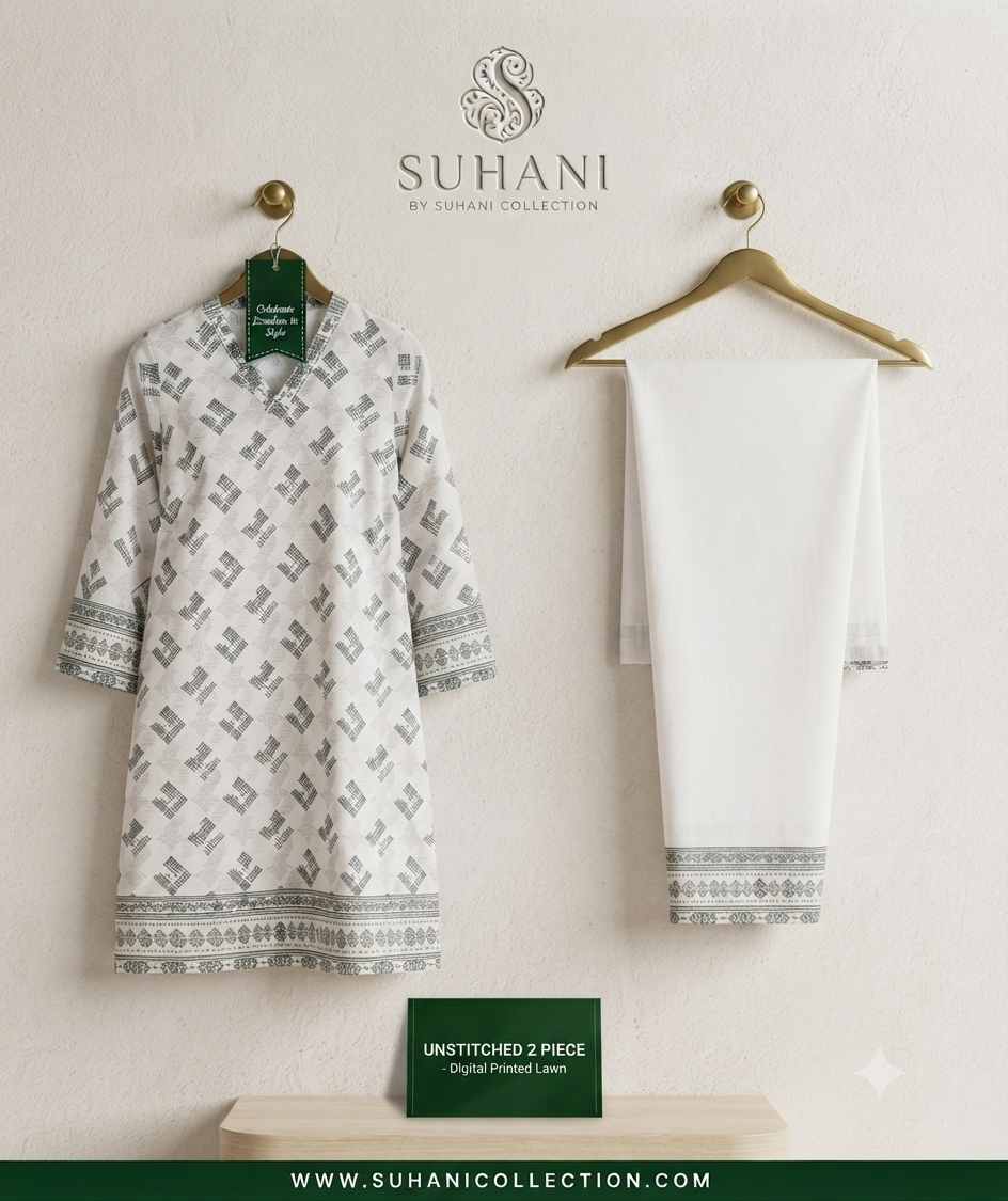Suhani 2-Piece Unstitched Suit | Azadi Offer 50% OFF | Only Rs. 1,200 | S M L