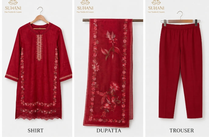 Product Title: Suhani 3-Piece Lawn Suit — 30% OFF | S M L