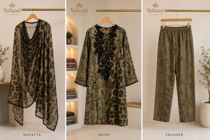 Suhani Clothing — Premium 3-Piece Lawn Suit | FLAT 40% OFF | Now Rs. 5,000 | S M L | Big Offer