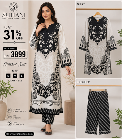Suhani 2 Piece Stitched Suit – Flat 31% Off